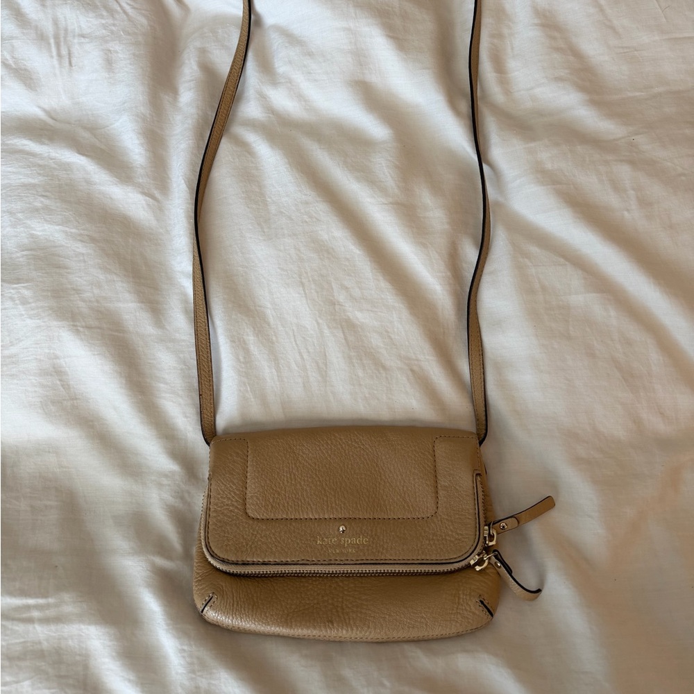 Kate Spade Beige Crossbody Bag